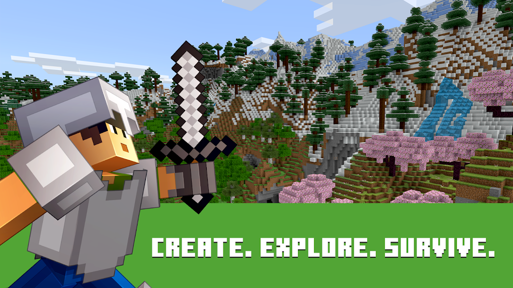 Minecraft Pocket Edition v1.0 Mod APK (Remove ads)