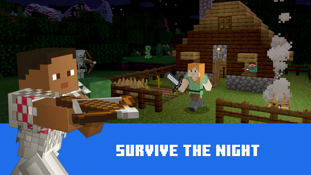 Minecraft Pocket Edition v1.0 Mod APK (Remove ads)